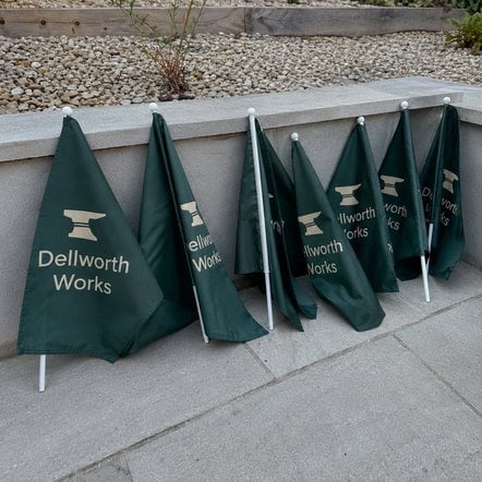 Custom political flags for small business