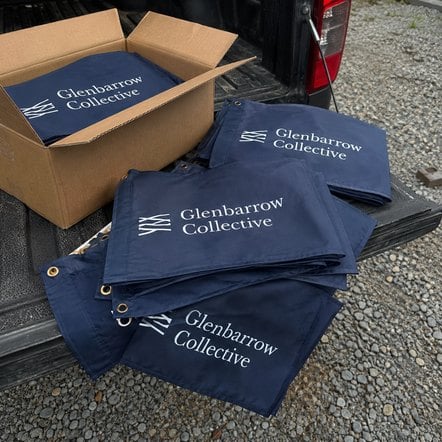 Custom printed political flags in bulk