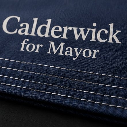 Custom printed political flags in bulk