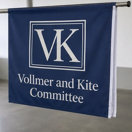 Double-Sided Blockout Flags